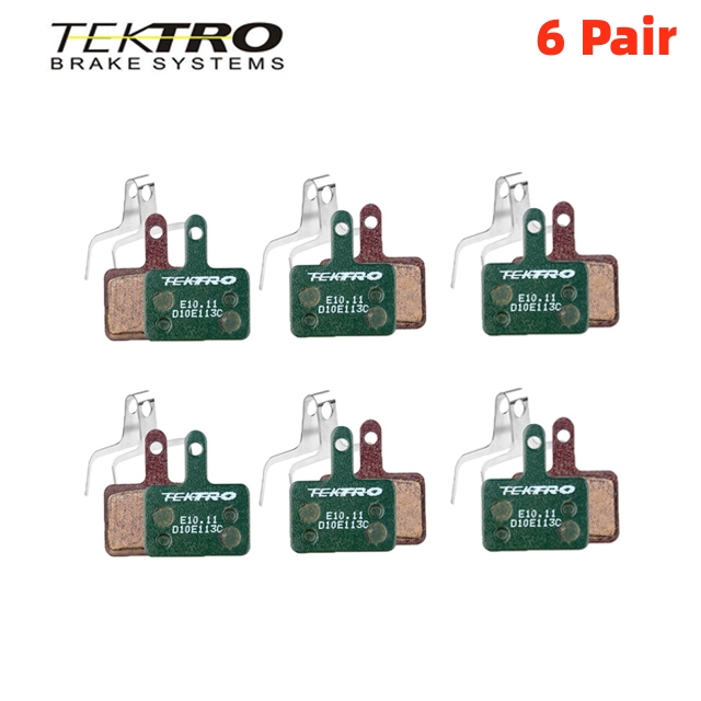 TEKTRO E10.11 MTB Fahrrad Scheibenbremsbeläge Harz Metall Pad für Shimano BR-M355 M375 M5395 M415 M475 M515 M525 MT200 Bremssysteme: Burgunderrot