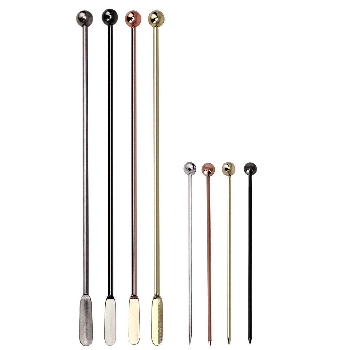 Cocktail Picks Drink Mixer Bar Stirring Mixing Sticks Muddler Ladle Stirrer Swizzle Sticks Coffee Stirring Sticks Fruit needle
