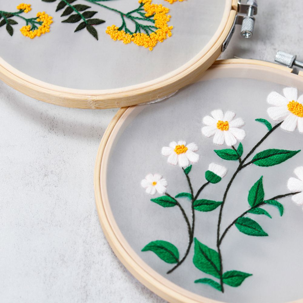 Manual DIY Needle Arts Arts Crafts Embroidery Set Needlework Tools Cross Stitch Kit Embroidery Material Bag