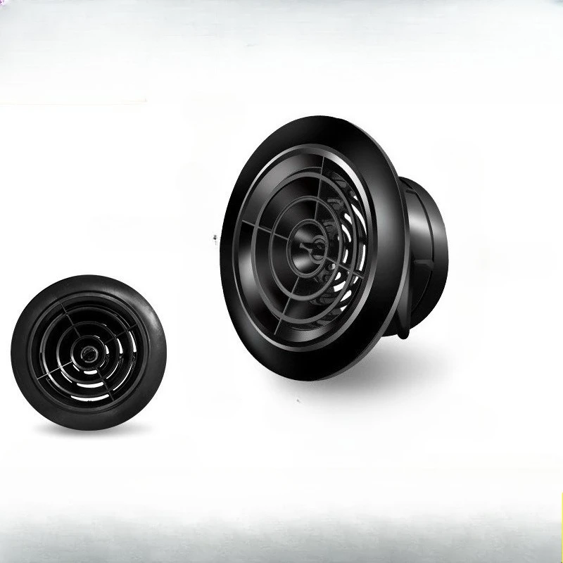 75/100mm Round Air Vent Exhaust Hood Valve Grille Diffuser Ducting Ventilation Cover Air Circulation Rotary ABS Adjustable: light green / 450x450mm