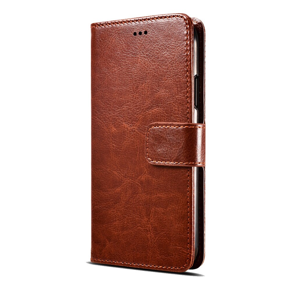 Wallet Case for Prestigio Wize Q3 Case Flip Leather Silicon Phone Bag Cases Cover On Prestigio Wize Q3 Psp3471duo Psp 3471 Duo: CX Brown