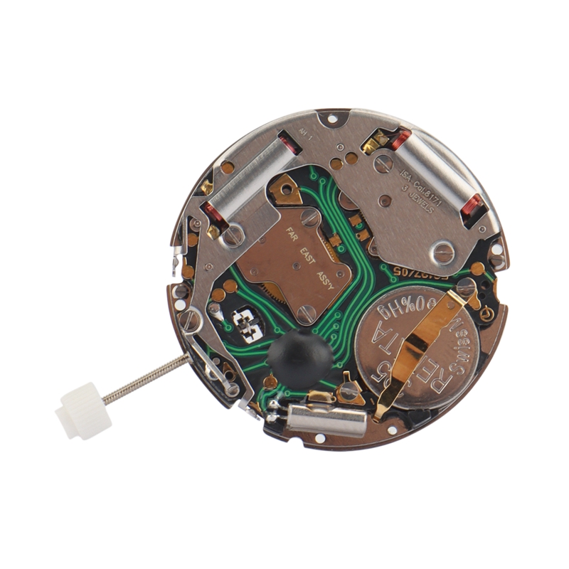 25.6Mm Durable 6 Hands Quartz Crystal Watch Movement For ISA8171 Movement