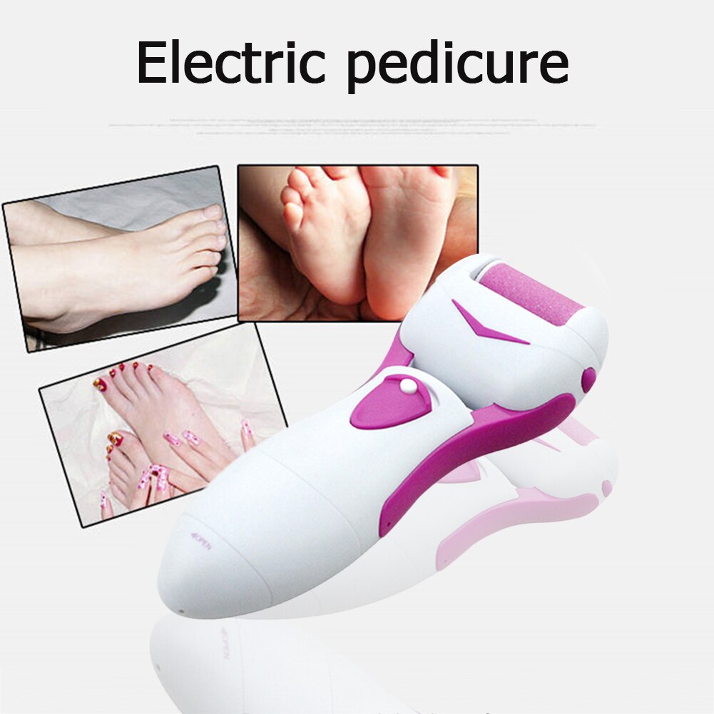 Mini Portable Battery Powered Dry Battery Electric Foot Grinder Pedicure Callus Remover Crusty Remover Pedicure