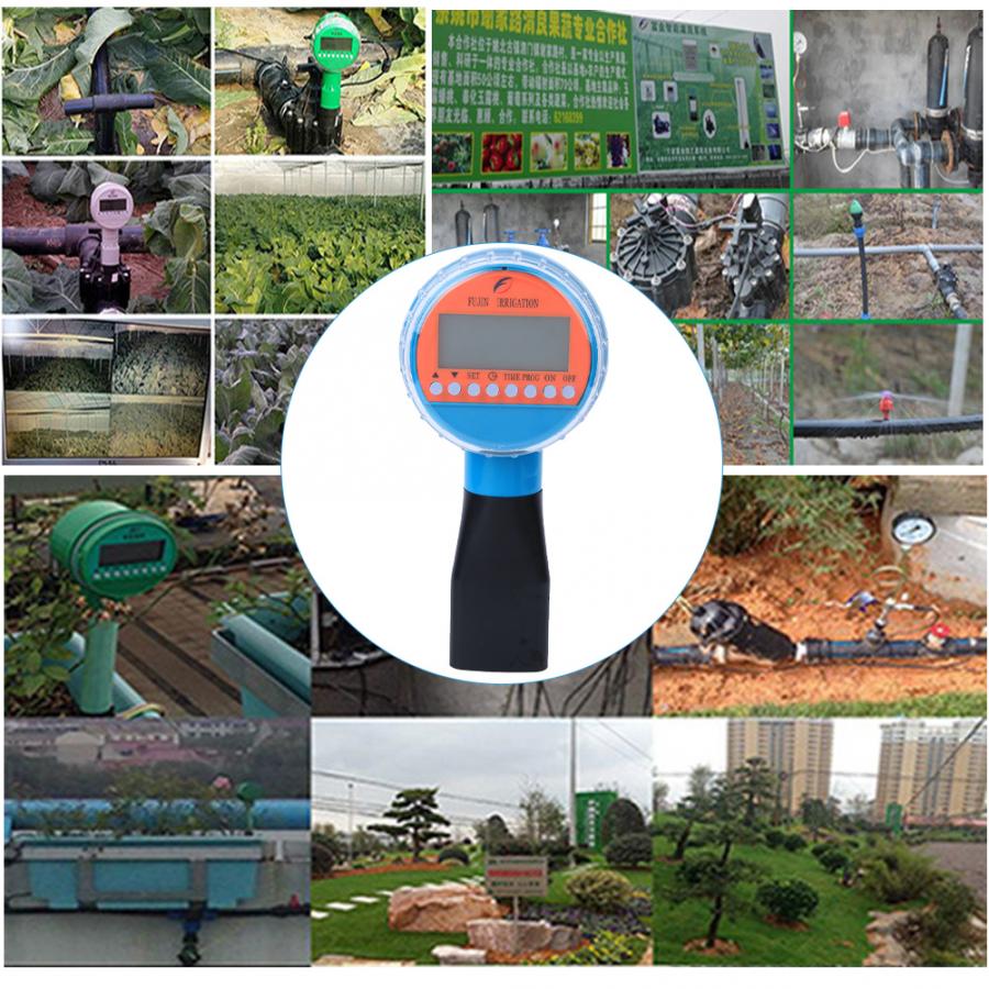 Irrigator Waterproof Garden Irrigation Controller Automatic Water Timer Watering Control with Pulse Solenoid Valve