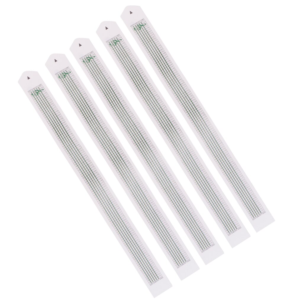 5pcs Blank Strips for 15 Note Hand Crank Music Box Using Punched Paper Strip