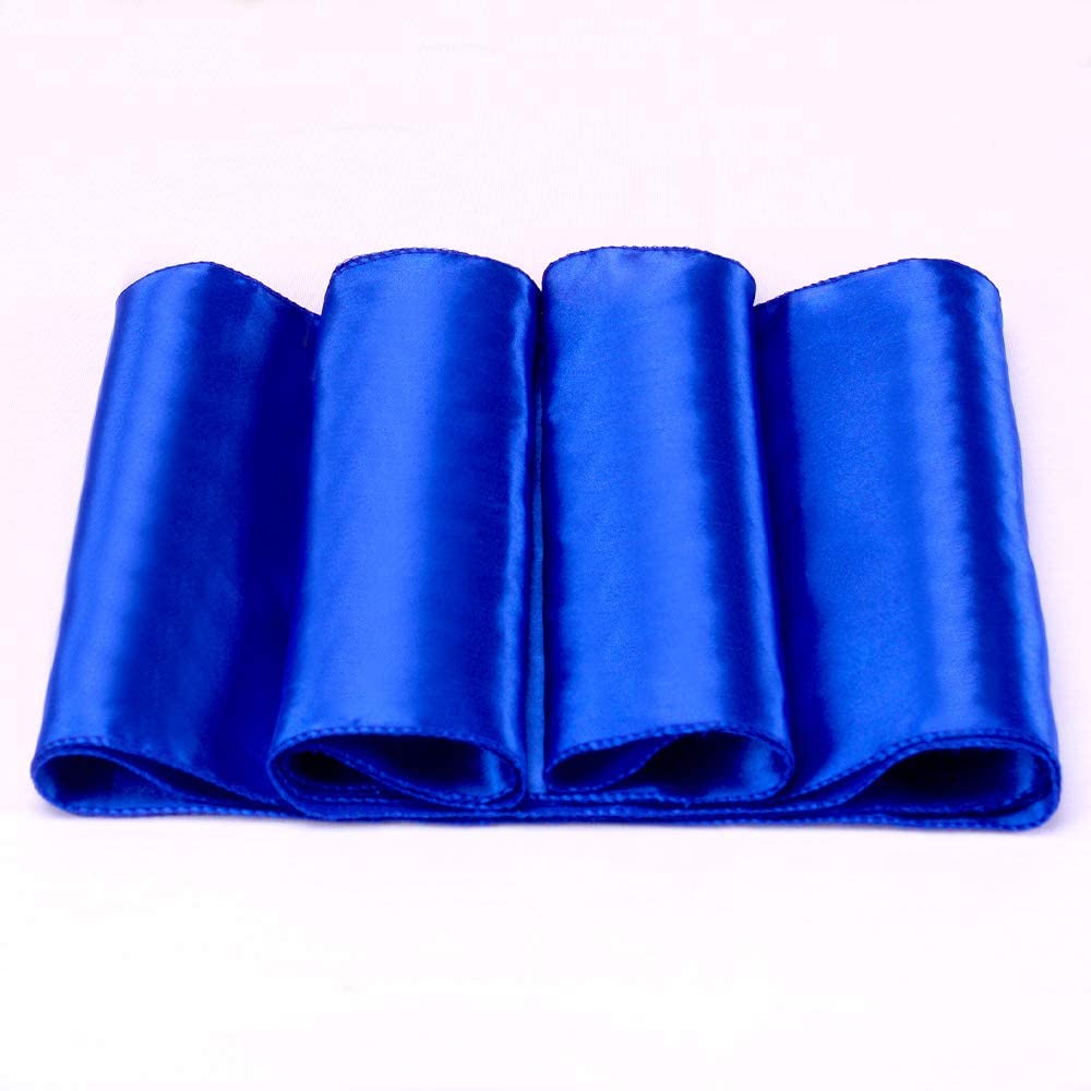 Royal Blue Satin Tafelloper Luxe 12 &quot;X 108&quot;/30X275Cm Tafelkleed Wedding Party home Hotel Banket Tafel Decor Supplies