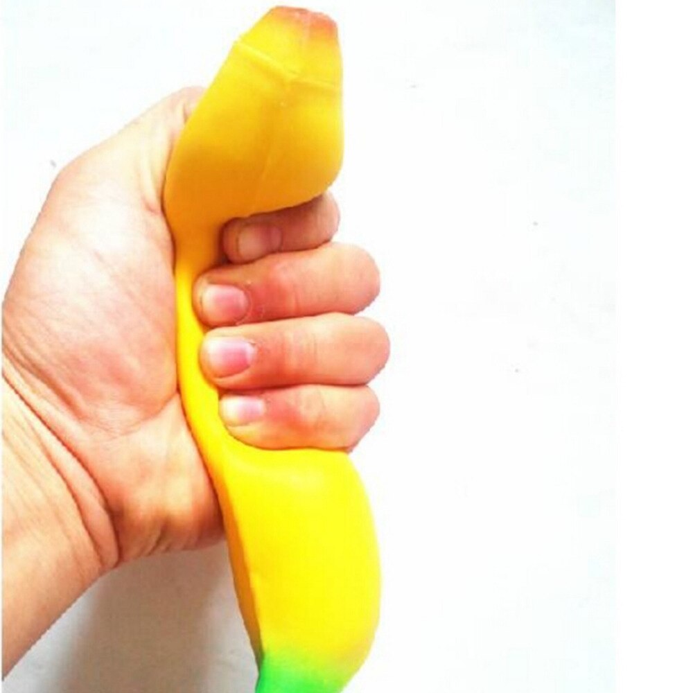 Drôle Anti-Stress balle jouets presser banane balle Stress soulagement de la pression se détendre nouveauté amusant Geek Gadget Vent poignées