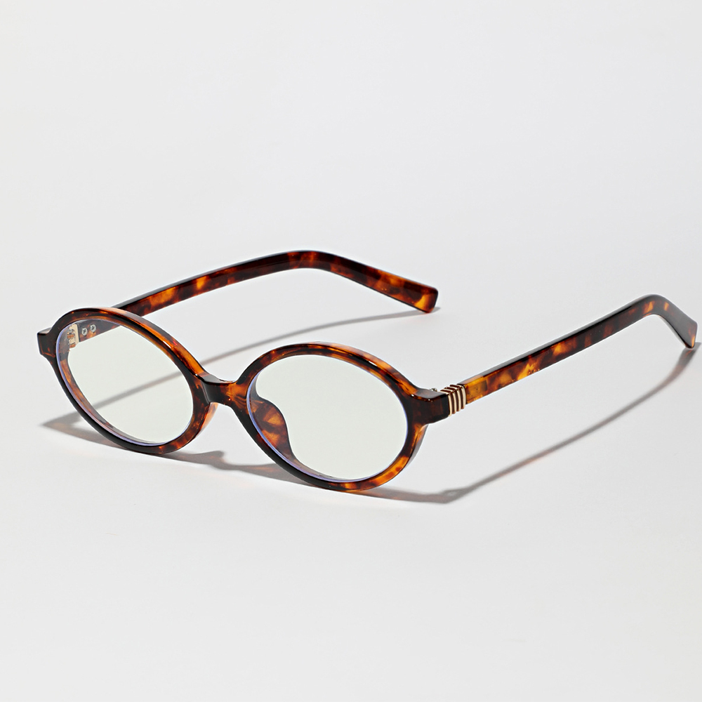 DDDLONG, gafas ovaladas antiluz azul, gafas graduadas, montura para hombres, gafas de sol para mujeres, lentes ópticos reemplazables D399: Verde