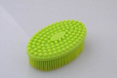 Cepillo de masaje seco de silicona para cuerpo, esponja de baño para cuerpo, anticelulitis, espectáculo de baño, esponja de masaje seco, Bast Wisp: Green