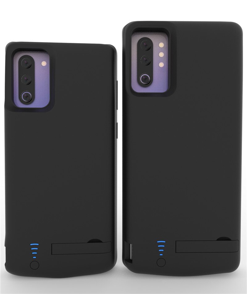 5000/6000mAh shockproof di Caso Del Caricabatteria Per Samsung Galaxy Note 10 Più USB Accumulatori e caricabatterie di riserva Case Esteso La Staffa Della Batteria copertura