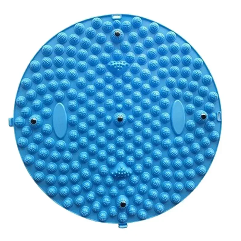 Voetmassage Acupressuurmat Spier Ontspanning Acupunctuur Mat Pilates Fitness Yoga Accessoires Voettraining Ronde Workout Mat: Ivoor