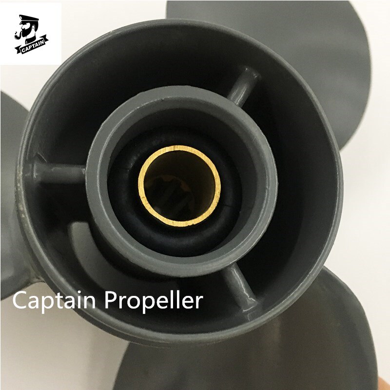 Outboard Propeller 9 1/4X9 Fit Honda Outboard Engine BF8D/BF9.9D, BF9.9/BF15A, BF15D/BF20D 8 Tooth Spline RH 58130-ZV4-009AH