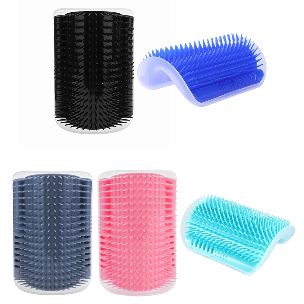 Cat Scratcher Brush Corner Cat Massage Self Groomer Comb Brush Cat Rubs the Face with a Tickling Comb Cat Pet Supplies