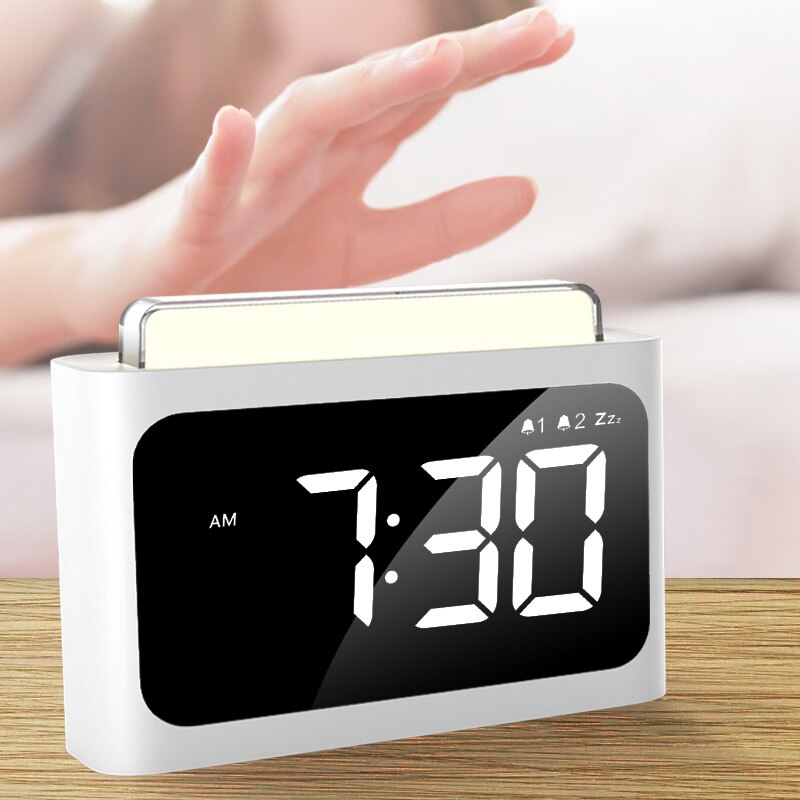 7 Color Changing Digital Night Light Table Alarm Clock Manual Countdown Timer for Kids Time Management Book Kitchen Cooking