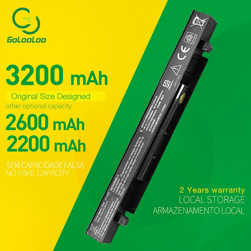 Batterie d&#39;ordinateur portable 14.8V, pour Asus A41-X550 A41-X550A A450 A550 F450 F550 F552 K550 P450 P550 r408 R510 X450 X550 X550C X550A X550CA