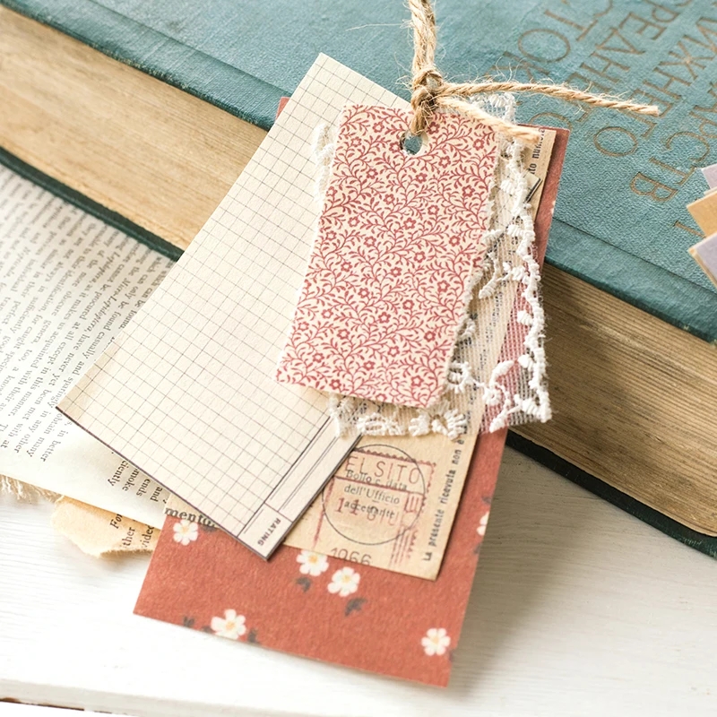 60 vellen vintage collage scrapbooking dagboek materiaal papier kaarten maken DIY retro bron papier creatieve memo briefpapier