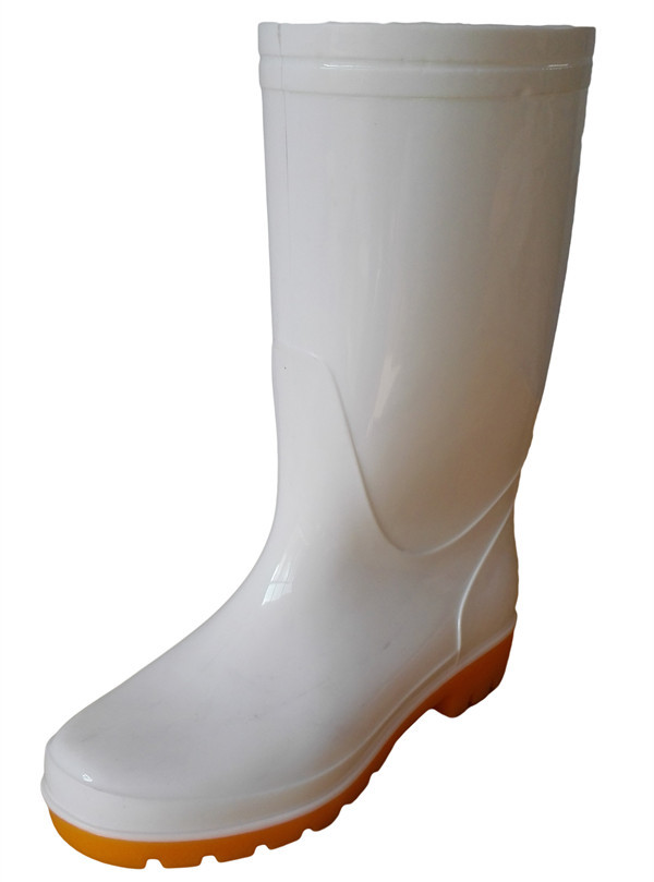Stivali per la saluto degli alimenti bianchi stivali da pioggia multifunzionali tubo centrale resistente tutto'usura acido resistente agli alcali saldi scarpe di protezione del lavoro