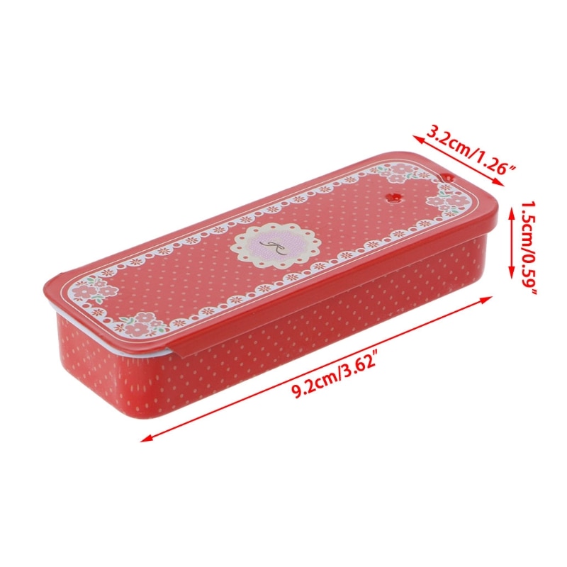 Caja de almacenamiento Woundplast, cubierta deslizante para joyería, pastillas, contenedor portátil de lata, novedad de