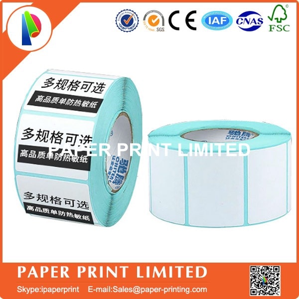 1 rulle 55 * 30 * 800 termiske klistermærker etiket print papir supermarked elektronisk stregkode papir