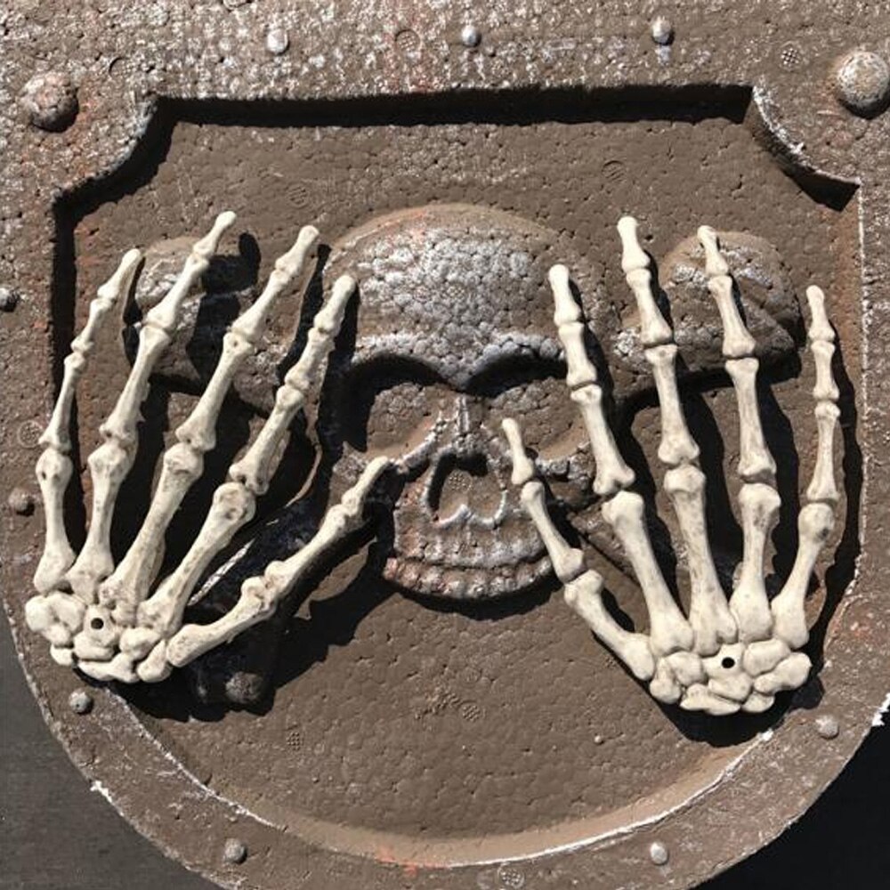 1 Paar Halloween Spookhuis Schedel Skelet Menselijke Hand Bone Partij Terreur Volwassen Enge Props