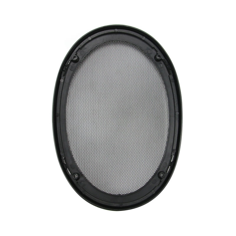 GHXAMP 2PCS 6*9 pollici Auto Altoparlante Recinzione di Maglia Netto Coperchio di Protezione Griglia Della Maglia di Plastica frame + Metallo copertura