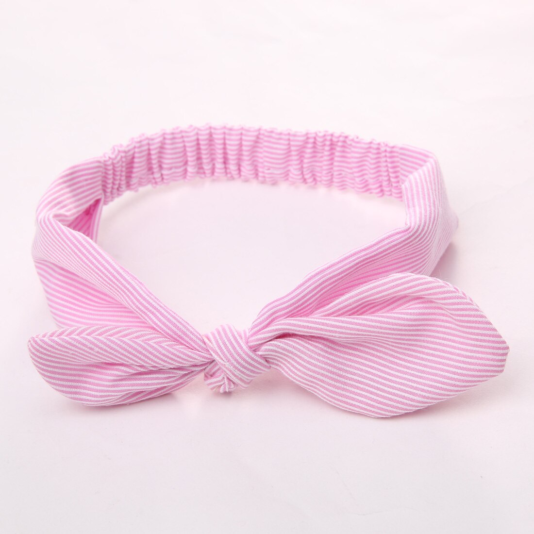Konijnenoren hoofdband peuter baby kinderen meisjes bloemen haarband accessoires: Ivoor