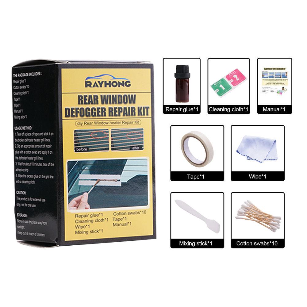 Auto Heckscheibe Defogger Reparatur satz DIY Schnell reparatur gitter gebrochene Linien Pflege Defroster Auto Bausatz Heizung Zubehör zerkratzt f6f8