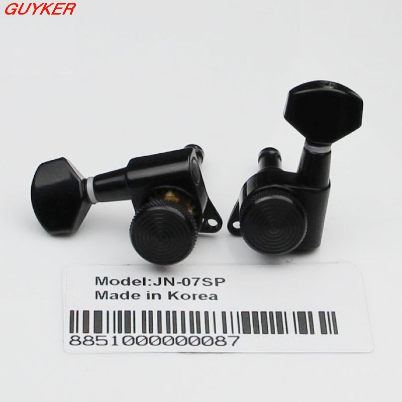 Black Guitar Locking Tuners JN-07SP Lock Guitar Tuning Pegs Tuner Machine Heads