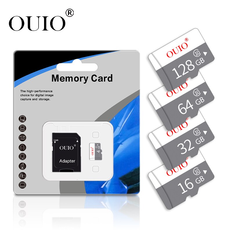 Micro sd tf kaart 8 16 32 64 128 256 gb klasse 10 flash geheugenkaart microsd 8gb 16gb 32gb 64gb 128gb 256gb voor smartphone adapter