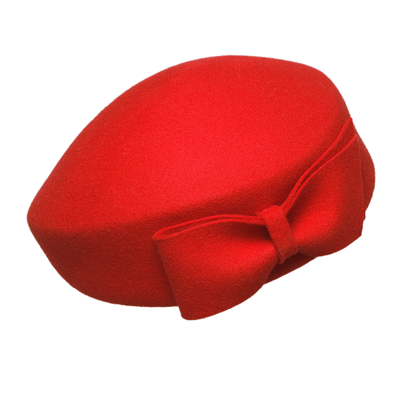 Dame lille størrelse stewardesse hat smart malerhat fest fedora kasket damer 100%  australien uldfilt baret 52-55cm 55-57cm