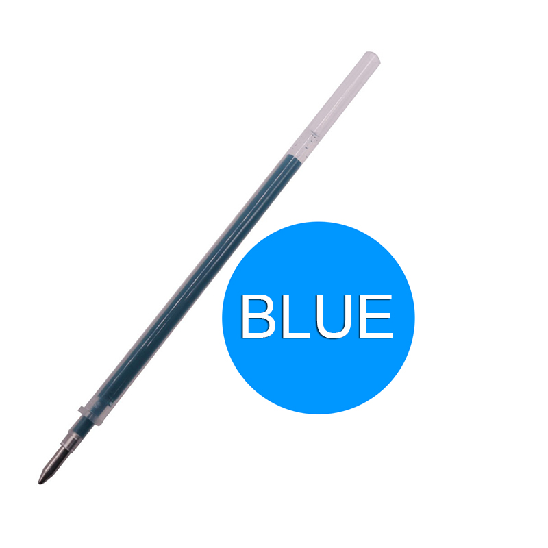 16 Pcs Gel pen office school magic erasable pen refill 0.5mm pole pen mixed color ink school student office stationery pen: Blue refill 30 Pcs