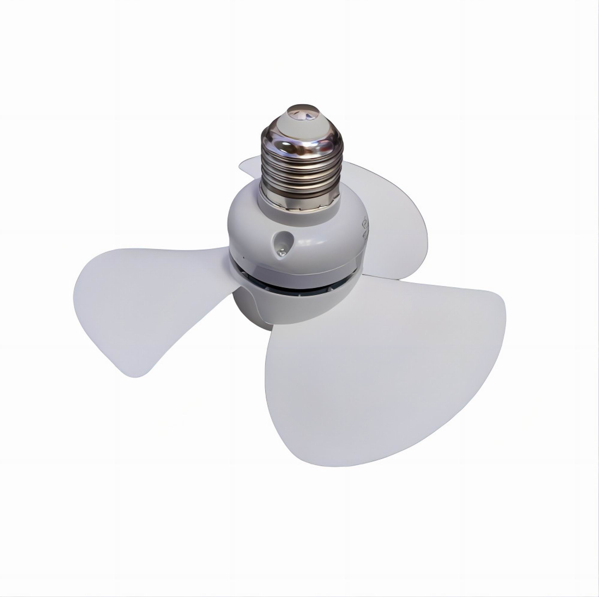 Ventilador de mesa de 6,3 pulgadas, miniventilador de techo E27 de 10W, candelabro de dormitorio interior con ventiladores de refrigeración