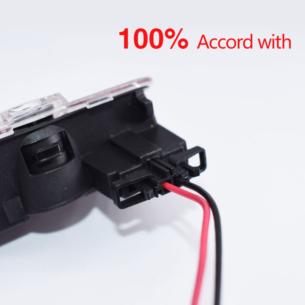Conector de cables para luces de puerta de coche, Conector de arnés para VW Jetta MK5 MK6 MK7 Golf 5 6 7 Passat B6 B7 CC EOS, accesorio para coche Touareg