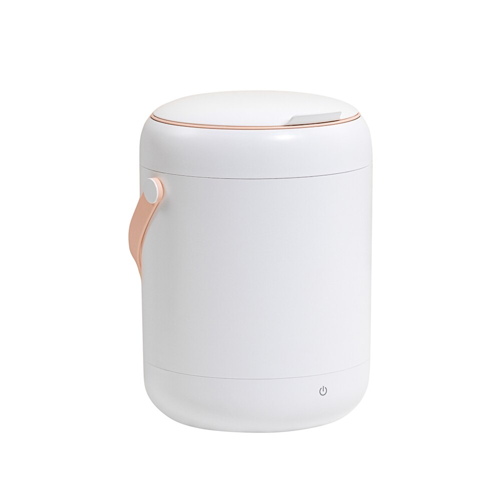 2.8L Mini Washing Machine Automatic Household Portable Ultrasonic Turbo Washing Machine FOR Dormitory Travel Underwear Washer: white