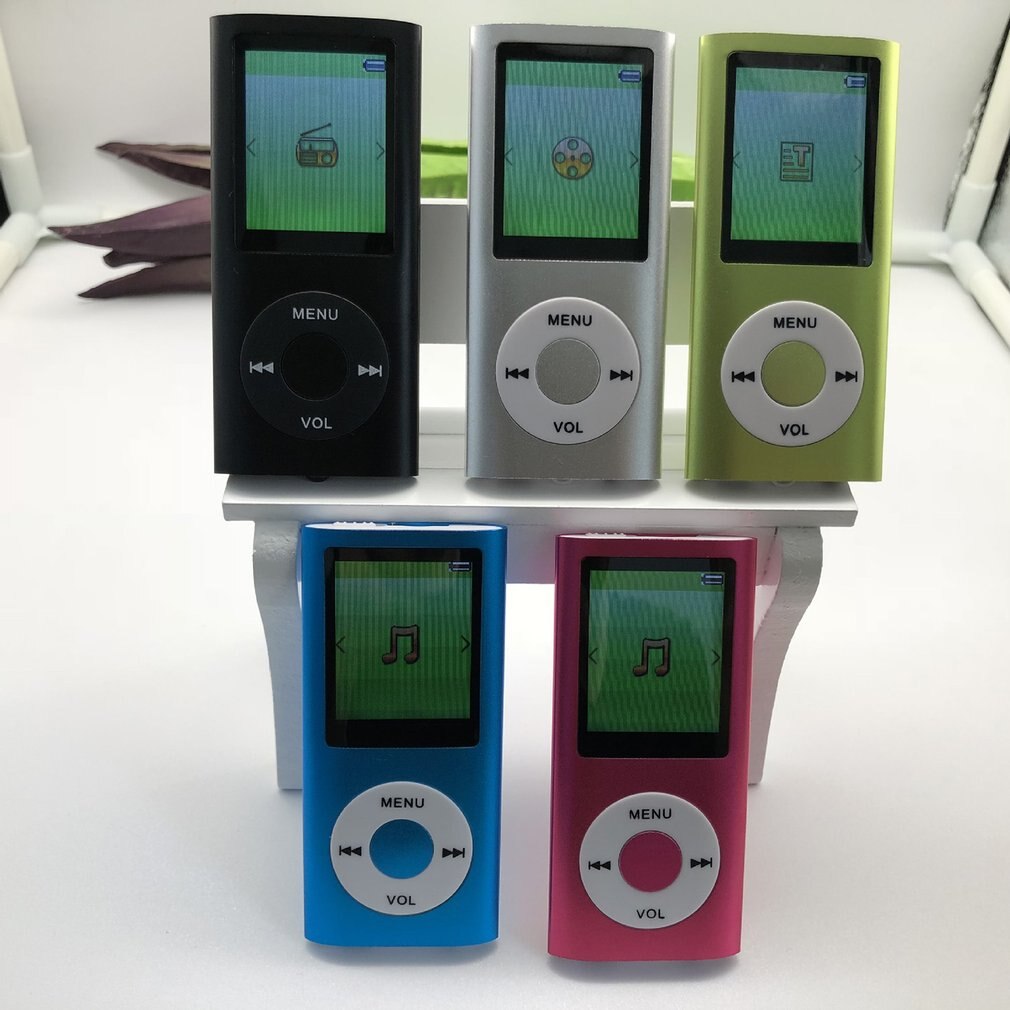 1.8 inch color screen mp3 player Play music with fm radio video player E-book player