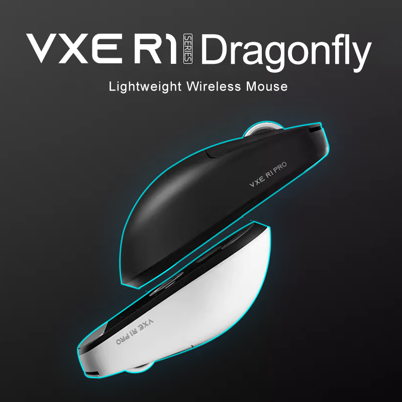 ATK VXE R1 Pro MAX Dragonfly R1 Bluetooth-Gaming-Maus PAW3395 2,4 G kabellose E-Sport-Mäuse wiederaufladbar leicht ergonomisch