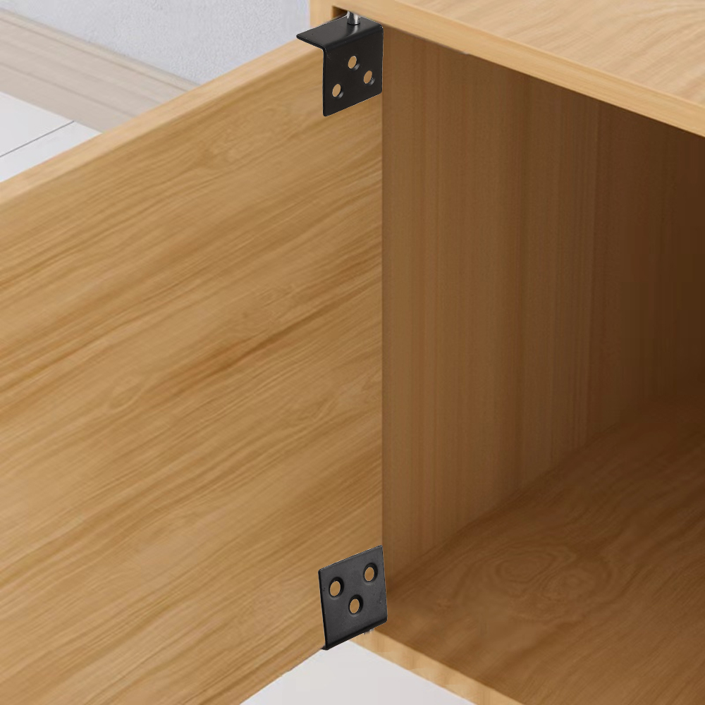 Charnières de porte d'armoire invisibles, codes d'angle en forme de L, arbre de rotation, acier inoxydable, charnière supérieure inférieure, quincaillerie pour meubles de maison