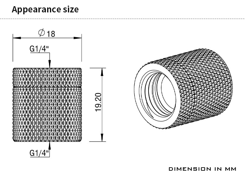 Barrow 360 Rotation Fitting Female To Female Double Internal Thread Rotating Fittings