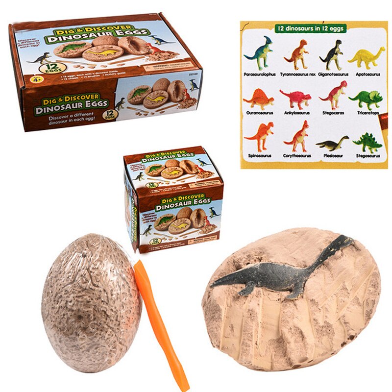 Educatief Dinosaurus Fossiel Opgraving Speelgoed Archeologische Graven Speelgoed Diy Montage Model Speelgoed Voor Kinderen Kids Speelgoed Dinosaurus: 1pc Random Dinosaur