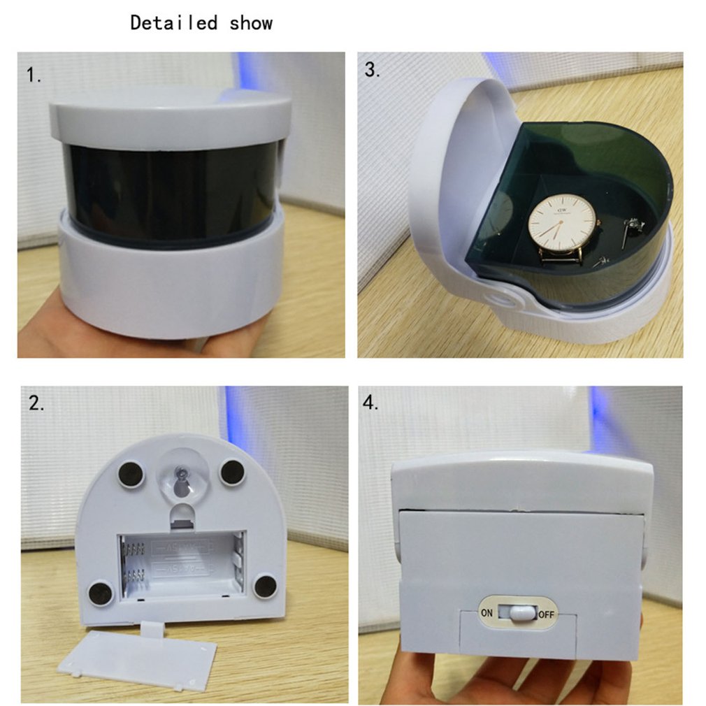 Bærbar ultralyd vaskemaskine rengøringsmaskine til smykker proteser ultralyd vibrationsrengøring til hjemmet