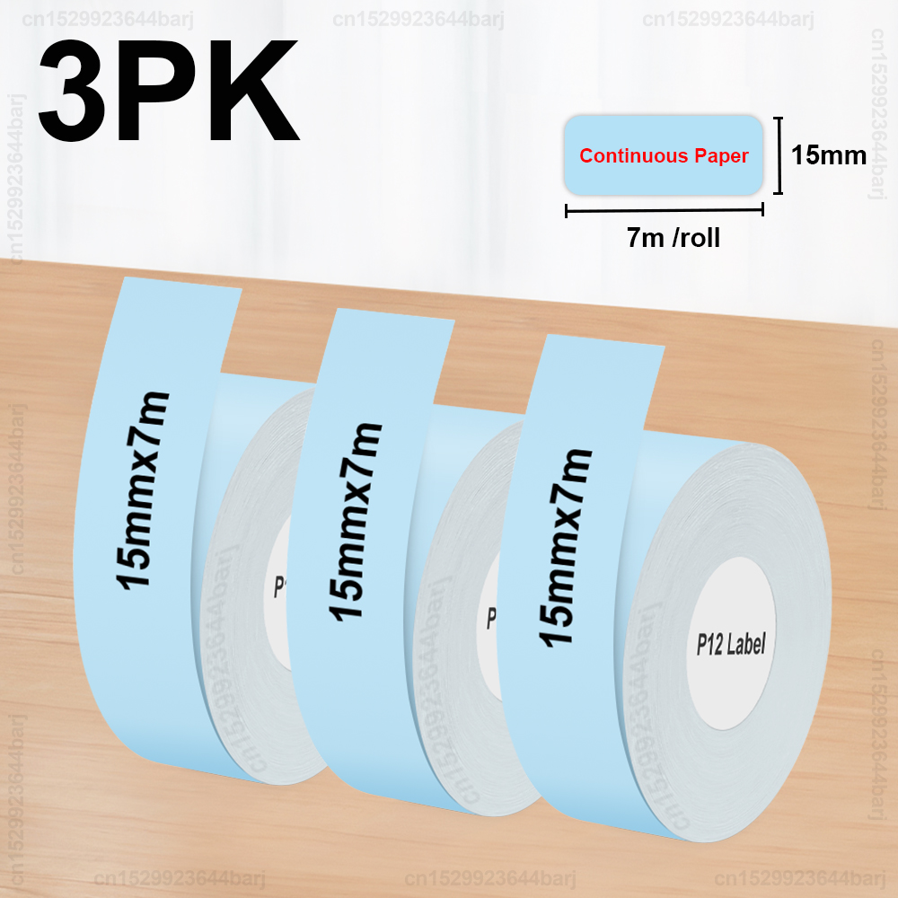 P12 Thermal Label Printer Similar as D11 D110 D101 Marklife P12 Inkless Label Maker Adhesive Label Machine with Continuous Paper: Orange