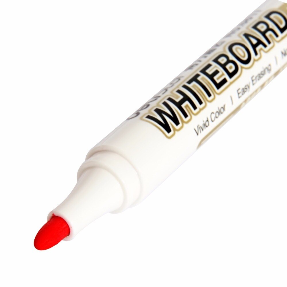 10Pcs Zwarte Droge Veeg Premium Marker Pennen Uitwisbare White Board Marker Pennen Metting Klassikaal Onderwijs Supply White Board Marker