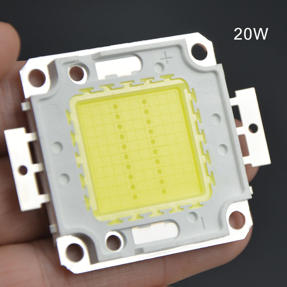 1 Uds. De potencia completa 10W 20W 30W 50W Chip integrado de alta potencia LED Chip DIY lámpara LED soporte de cobre para foco reflector de bombilla