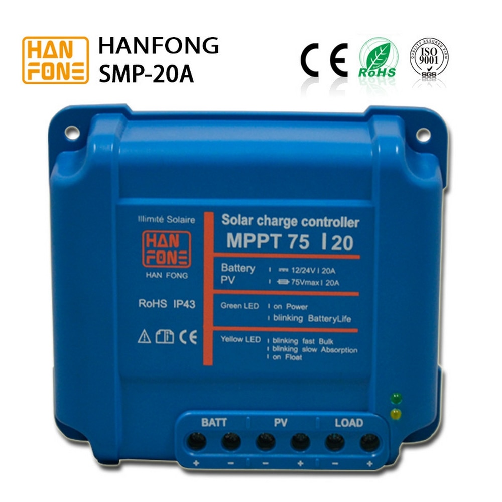 10A 15A 20A Solar Charge Controller MPPT 12/24V Auto Work Dual USB 5V Output Solar Cell Panel Regulator Solar Charge Controller