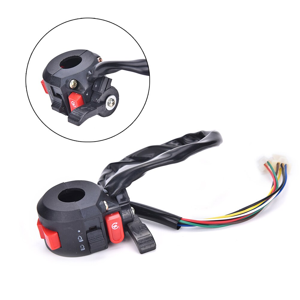 Left Start Kill ON-OFF Switch For Chinese ATV Quad With 22mm Handlebar 8-Wires