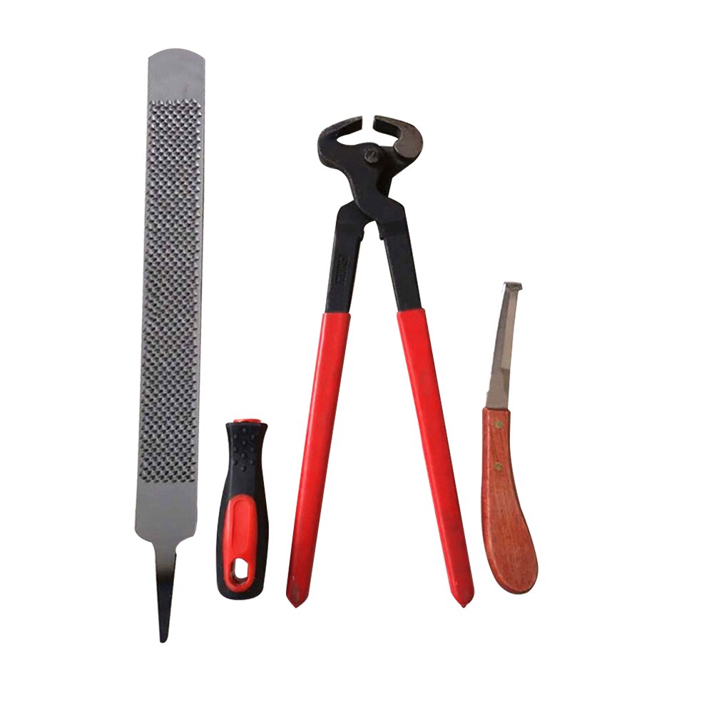 Hoof Cutter Set Horses Trimmers Pliers Tool Horses Rasp Horseshoe Cutting Pliers Horseshoe File Hoof Trimmer Equine Tools