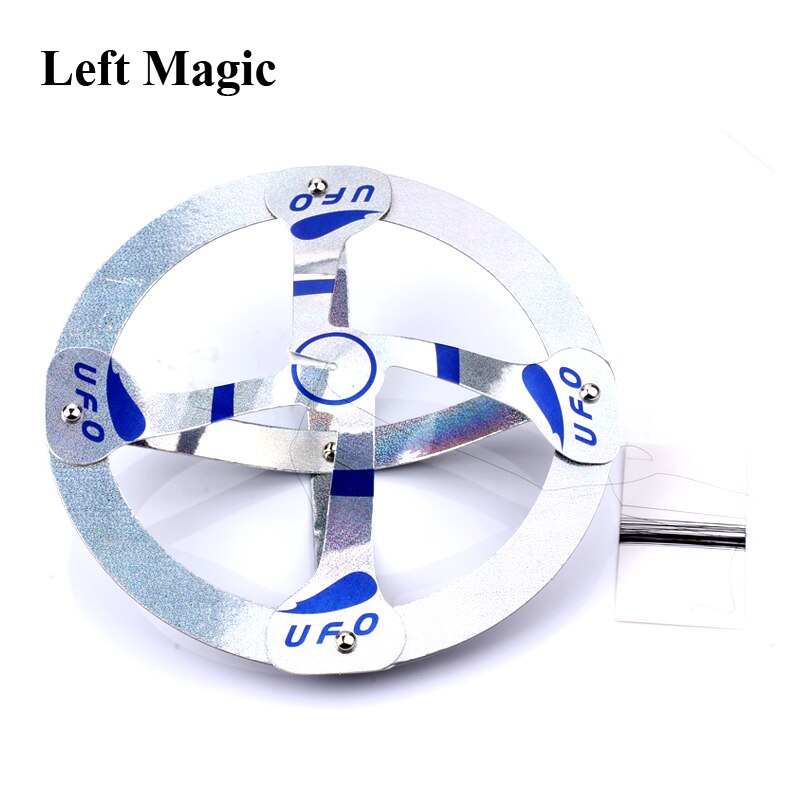 Ufo Drijvende Fly Goocheltrucs Mystery Mid Air Fly Schotel Ufo Magic Props Outdoor Grappig Speelgoed Voor Kinderen Close up Stage Magic