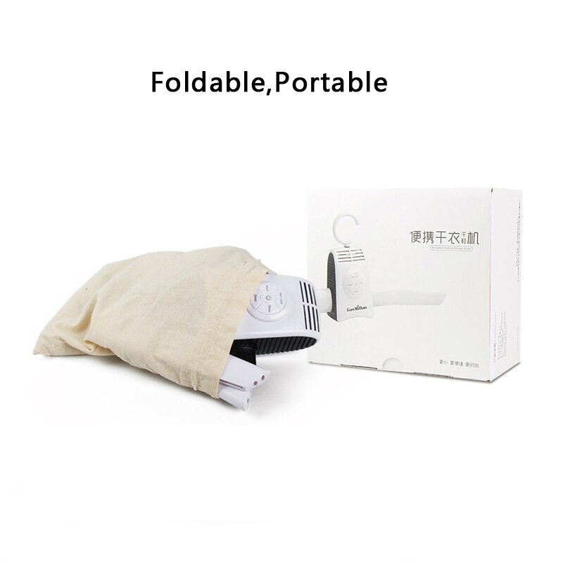 Estante de secado rápido para ropa, Mini tendedero plegable portátil para ropa, secador de zapatos, Control de calentador, colgador de zapatillas