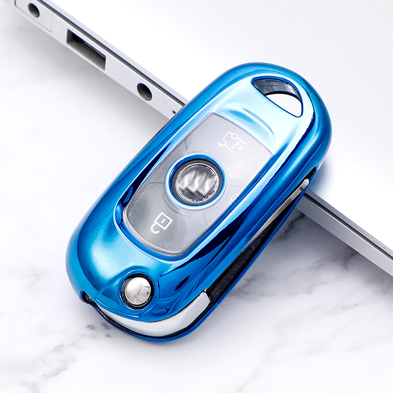 Funda de TPU para llave de coche, carcasa con tapa para Opel Astra K Corsa E, Buick VERANO ENCORE GX GL6