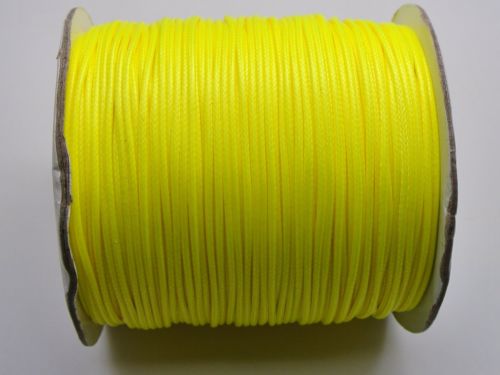 200 Yards 1mm Wachs String Draht Gewinde Schnur dacron faser 30 Farben: Fluoreszierende Gelbe
